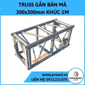 Khung Truss Nhôm 300X300mm Khúc 1M - V3030B4P Khung Truss Nhôm 300X300mm Khúc 1M - V3030B4P