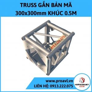 Khung Truss Nhôm 300X300mm Khúc 0.5M - V3030B4P Khung Truss Nhôm 300X300mm Khúc 0.5M - V3030B4P