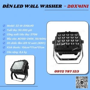 Đèn Sân Khấu Led Wall Washer 20X4In1 Đèn Sân Khấu Led Wall Washer 20X4In1