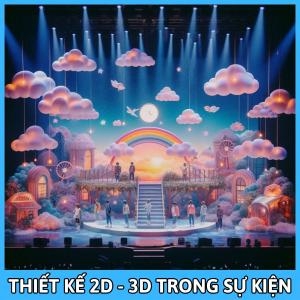 Xu Hướng Thiết Kế 2D & 3D Trong Tổ Chức Sự Kiện 2025 Xu Hướng Thiết Kế 2D & 3D Trong Tổ Chức Sự Kiện 2025