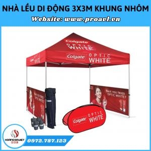 Lều Di Động 3Mx3M Khung Lục Giác Nhôm Lều Di Động 3Mx3M Khung Lục Giác Nhôm