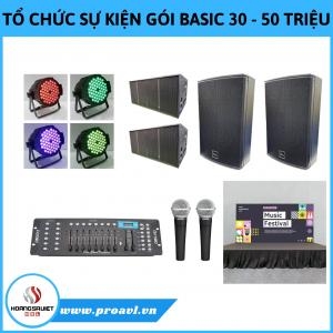 Event Organization Basic Package Price 30 - 50 Million Event Organization Basic Package Price 30 - 50 Million