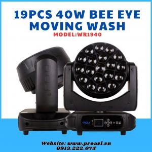 Đèn Sân Khấu 19Pcs 40W Bee Eye Moving Wash