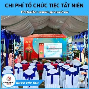 Chi Phí Tổ Chức Tiệc Tất Niên Gồm Những Hạng Mục Nào?
