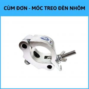Cùm Đơn & Móc Treo Đèn Nhôm