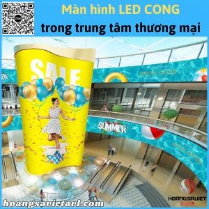 Thi công & lắp đặt màn hình Led cong