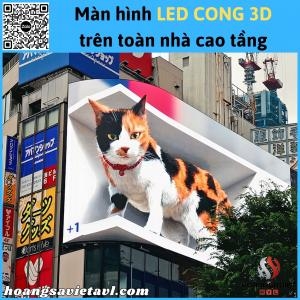 Thi công & lắp đặt màn hình Led cong