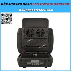 Đèn Moving Head Led Matrix 5X5X15W Đèn Moving Head Led Matrix 5X5X15W