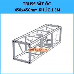 Khung Truss Nhôm 450X450mm Khúc 1.5M Khung Truss Nhôm 450X450mm Khúc 1.5M
