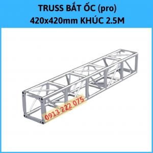 Khung Truss Nhôm 420X420mm Pro Khúc 2.5M Khung Truss Nhôm 420X420mm Pro Khúc 2.5M