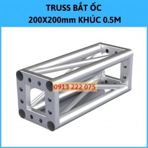 Khung Truss Nhôm 200X200mm Khúc 0.5M