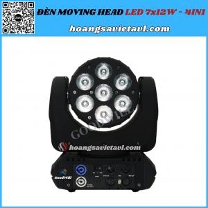 Đèn Moving Head LED 7x12W - 4in1 Đèn Moving Head LED 7x12W - 4in1