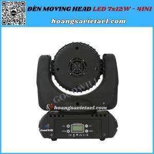 Đèn Moving Head LED 7x12W - 4in1 Đèn Moving Head LED 7x12W - 4in1