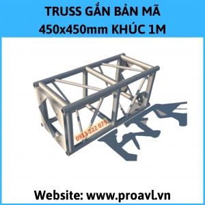 Aluminum Truss Frame 450x450mm 1M Section - V4545B4P Aluminum Truss Frame 450x450mm 1M Section - V4545B4P