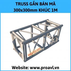 Aluminum Truss Frame 300x300mm 1M Section - V3030B4P Aluminum Truss Frame 300x300mm 1M Section - V3030B4P
