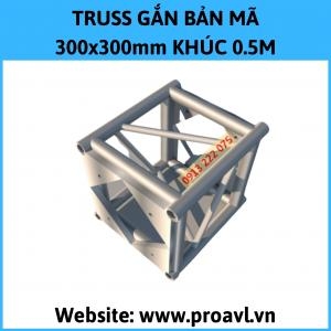 Khung Truss Nhôm 300X300mm Khúc 0.5M - V3030B4P Khung Truss Nhôm 300X300mm Khúc 0.5M - V3030B4P