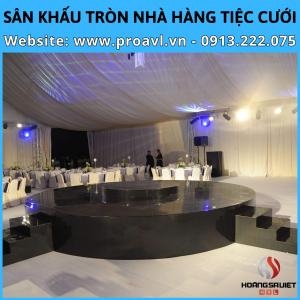 Bán, Cho Thuê Bục Sân Khấu Tròn Sự Kiện Lắp Ghép