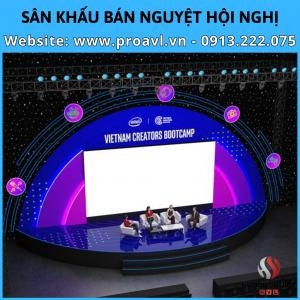 Sản Xuất Bục Sân Khấu Tròn Bán Nguyệt Theo Yêu Cầu