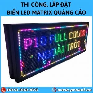 Thi Công, Lắp Đặt Biển LED Matrix Quảng Cáo Giá Tốt Thi Công, Lắp Đặt Biển LED Matrix Quảng Cáo Giá Tốt